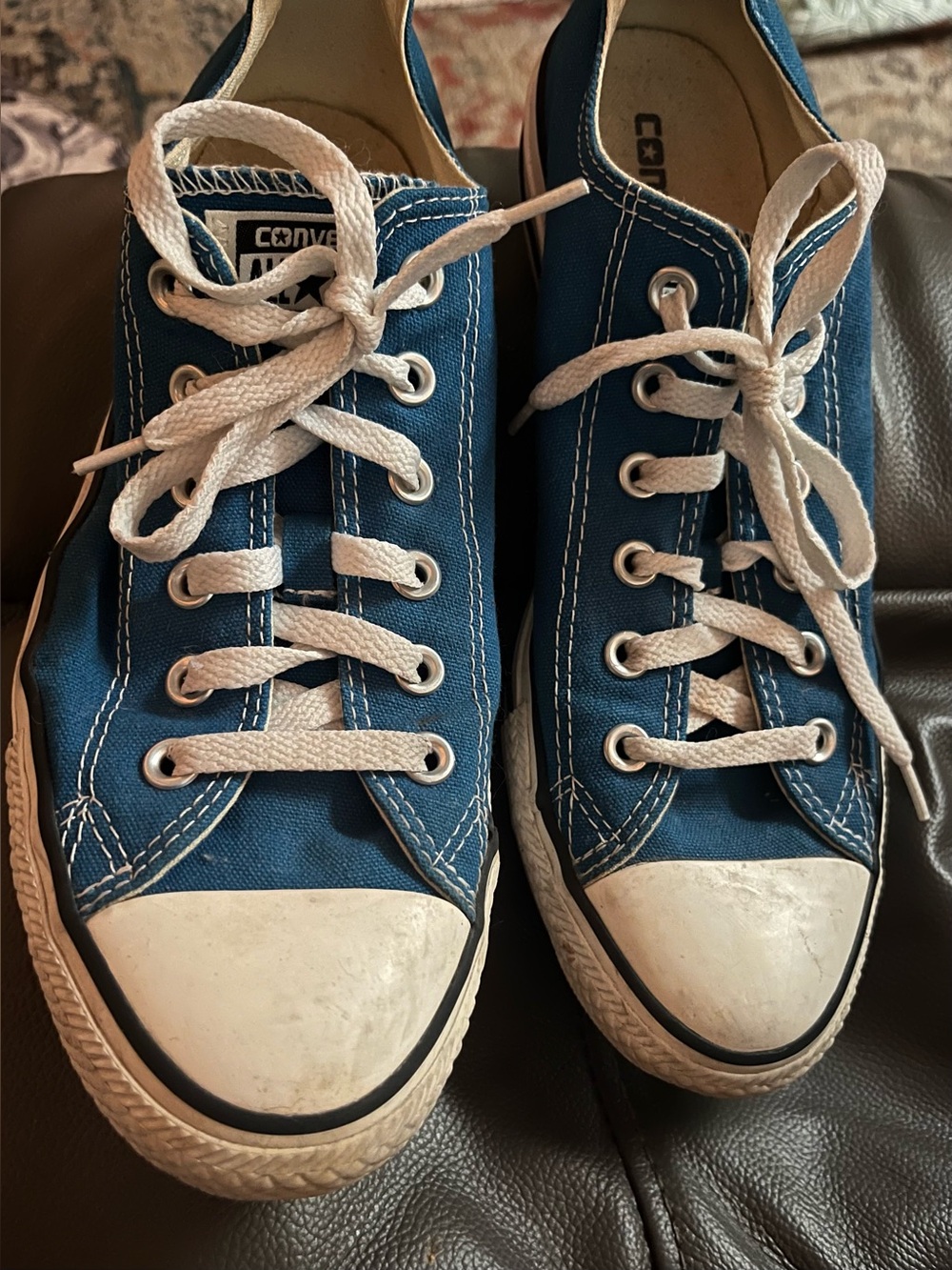 Converse ' Low Top Canvas Sneakers in Blue